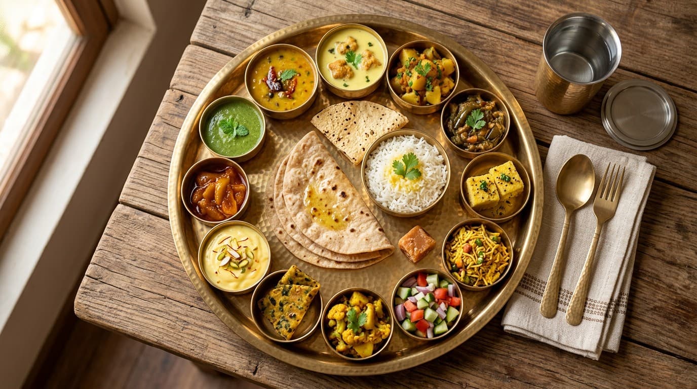 Gujarati thali