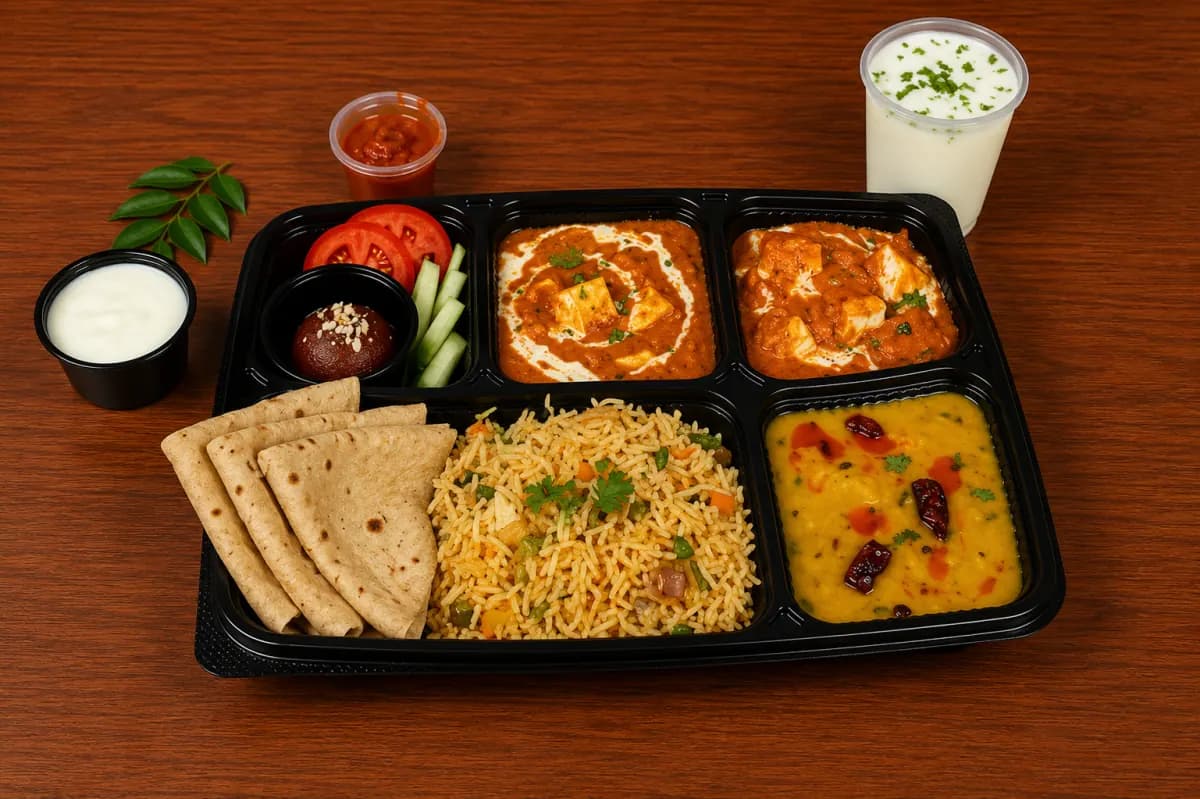 Special pulao thali